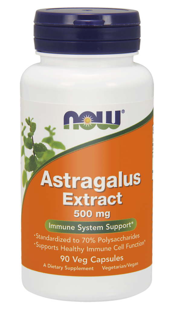 NOW Foods Astragalus extract 500mg (90 kap)