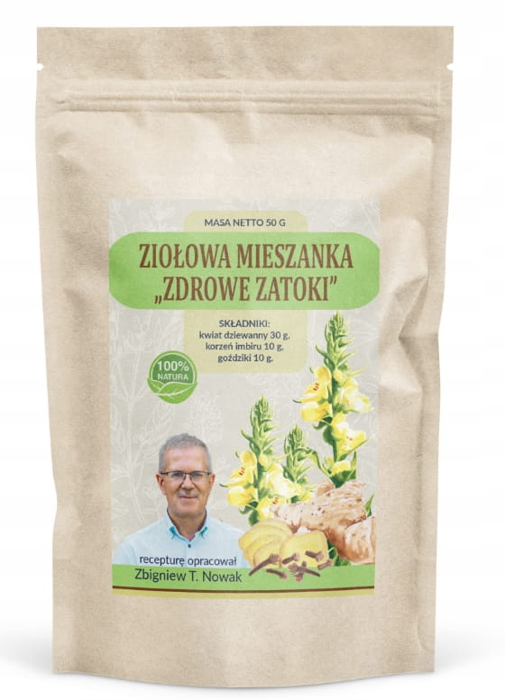 Ziołowa mieszanka Zdrowe zatoki 50 g – Zbigniew Tadeusz Nowak